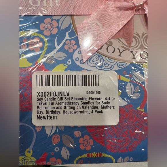 NWT Packaged ENJOY YOUR LIFE SOY CANDLE SET 100% soy wax - Picture 4 of 5